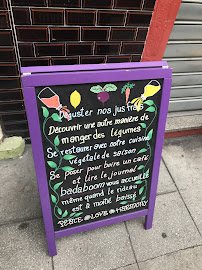 Restaurant végétalien Badaboom à Nice - menu / carte