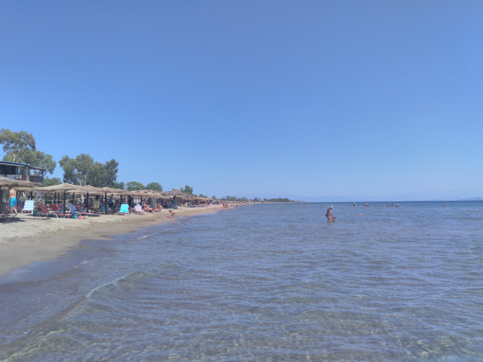 Zdjęcie Louros beach położony w naturalnym obszarze