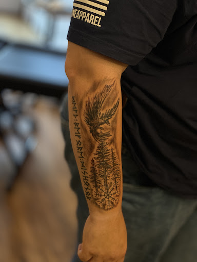 Explore design mac miller tattoo ideas, creative tattoo ideas in Brunswick, available at Brunswick Tattoo Company