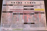 Menu / carte de Café de la Renaissance - SAINT AMOUR 39 JURA à Saint-Amour