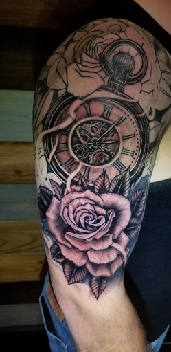 Explore cheek tattoo ideas, creative tattoo ideas in Talbott, available at Alpha Tattoo co.