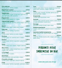 Mediterraneamente em Portimão menu n° 1