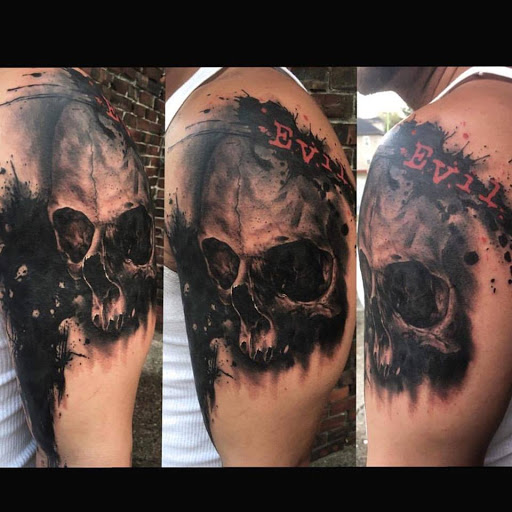 Explore flower vine tattoo ideas, creative tattoo ideas in Sanford, available at Venom Ink Tattoo