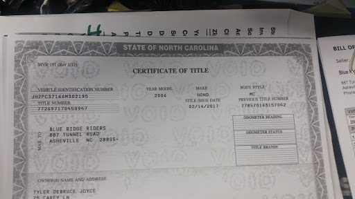 Used Motorcycle Dealer «Blue Ridge Riders», reviews and photos, 887 Tunnel Rd, Asheville, NC 28805, USA