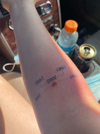 Explore angel name tattoo ideas, creative tattoo ideas in Copperas Cove, available at Black Moon Tattoo Company