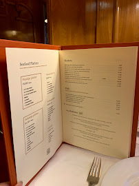 L'Auberge Dab à Paris menu