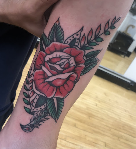 Explore neck tattoo ideas guys, creative tattoo ideas in South Milwaukee, available at Black sheep tattoo studio