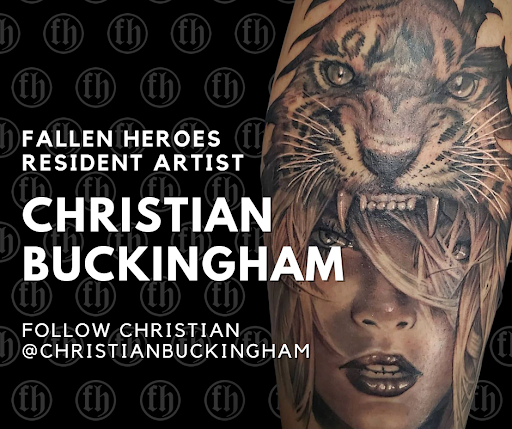 Explore holy spirit tattoo ideas, creative tattoo ideas in Kissimmee, available at Fallen Heroes Tattoo & Piercing (Florida)