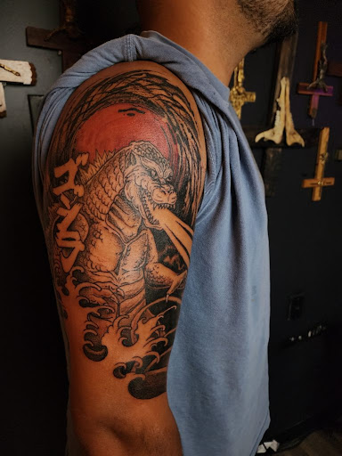 Explore tattoo over scar ideas, creative tattoo ideas in Port Jefferson Station, available at Vamachara Tattoo & Occult Supply