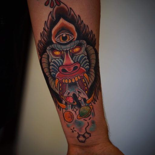 Explore butterfly and rose tattoo ideas, creative tattoo ideas in Clinton, available at Black Relic Tattoo