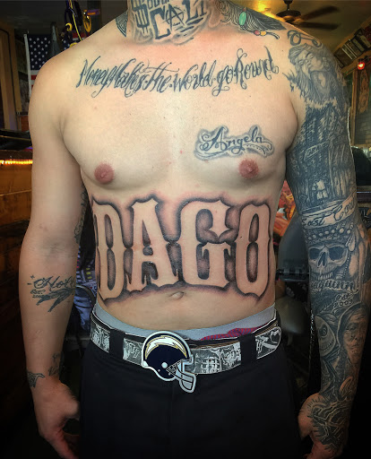 Explore purple tattoo ideas, creative tattoo ideas in San Diego, available at Lavish Tattoo Company