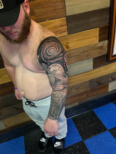 Explore fighting rooster tattoo ideas, creative tattoo ideas in Talbott, available at Alpha Tattoo co.