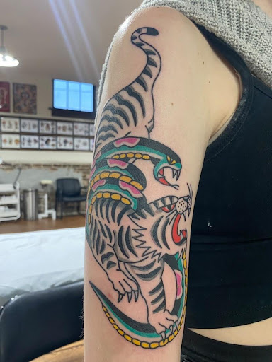 Explore tattoo anime ideas, creative tattoo ideas in Knoxville, available at Riverside Tattoo Co.