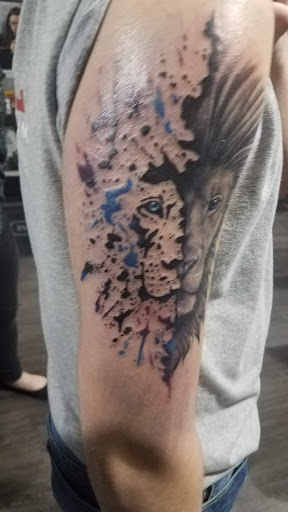 Explore large flower tattoo ideas, creative tattoo ideas in Brazil, available at Built to Last Tattooing and Fine Art