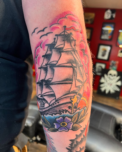 Explore charmed tattoo ideas, creative tattoo ideas in Pikeville, available at The Carbon Canary Tattoo Studio