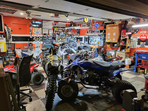 The shop motorcycle and atv garage