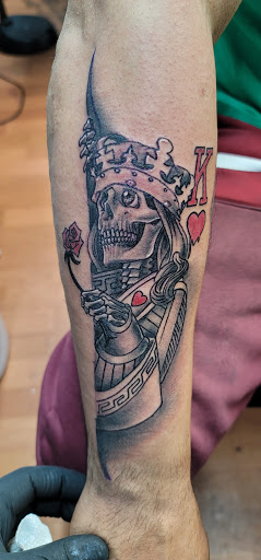 Explore shin tattoo ideas male, creative tattoo ideas in Bronx, available at Tattoo Society Studio