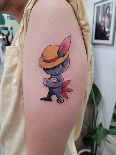 Explore trucking tattoo ideas, creative tattoo ideas in Brooklyn, available at Cake Is a Lie Tattoo Parlor