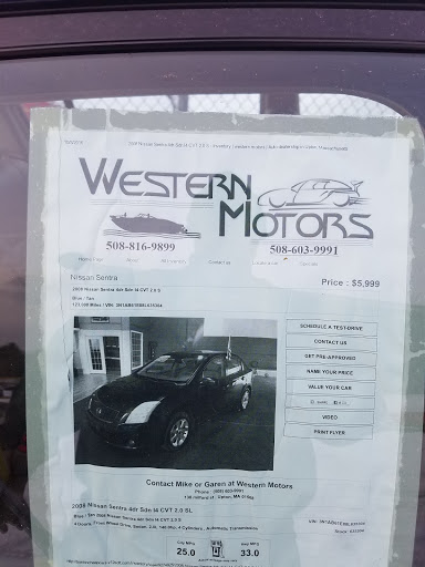 Used Car Dealer «Western Motors», reviews and photos, 138 Milford St, Upton, MA 01568, USA