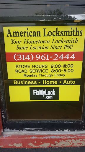 Locksmith «American Locksmiths», reviews and photos, 8619 Manchester Rd, Brentwood, MO 63144, USA