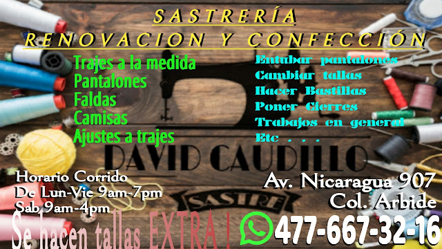 Sastrería Caudillo -confección y renovación