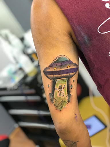 Explore labyrinth tattoo ideas, creative tattoo ideas in Easton, available at Tattoo Factory