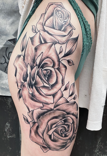 Explore spine tattoo ideas for women, creative tattoo ideas in Nashville, available at Titan Tattoo