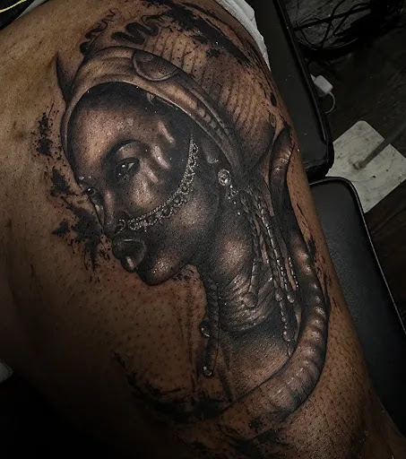 Explore inner bicep tattoo ideas, creative tattoo ideas in Valdosta, available at Acid Ink Tattoos