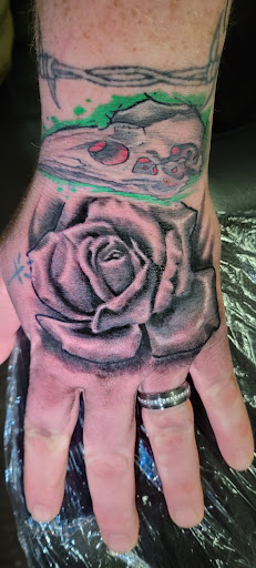 Explore full sleeves tattoo ideas, creative tattoo ideas in Angola, available at Hoodlum Ink