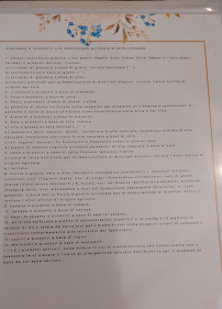 Menu du Ristorante Pizzeria da Nasone à Florence