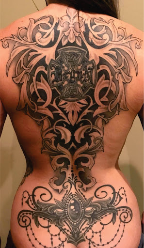 Explore kokushibo tattoo ideas, creative tattoo ideas in Knoxville, available at Mythical Markings Tattoo Studio