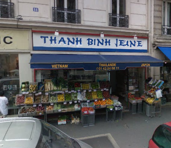 Supermarché asiatique Thanh Binh Jeune à Paris