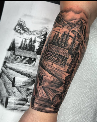 Explore cover up tattoo ideas for ladies, creative tattoo ideas in Lakeview, available at Backwoods Tattoo Studio