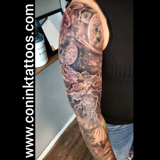 Explore abs tattoo ideas, creative tattoo ideas in Murrieta, available at CON INK TATTOOS LLC