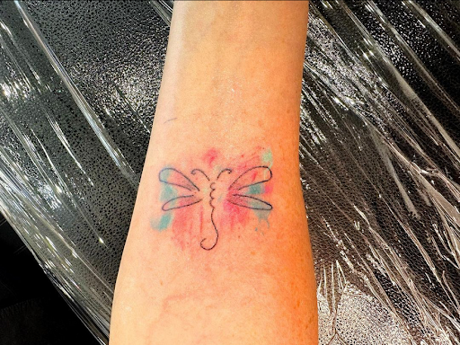 Explore flower vine tattoo ideas, creative tattoo ideas in Belgrade, available at The Loyal Sparrow Tattoo and Piercing