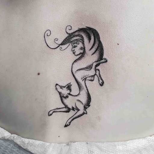 Explore inner ear tattoo ideas, creative tattoo ideas in Brandenburg, available at Envious Ink Studio