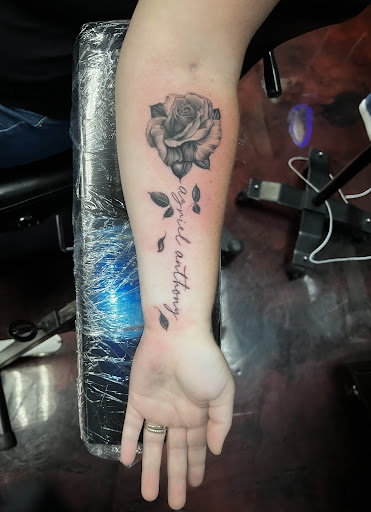 Explore gap filler tattoo background shading ideas, creative tattoo ideas in Silver City, available at Independent Ink Tattoo