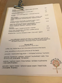 Le Potager de Charlotte à Paris menu