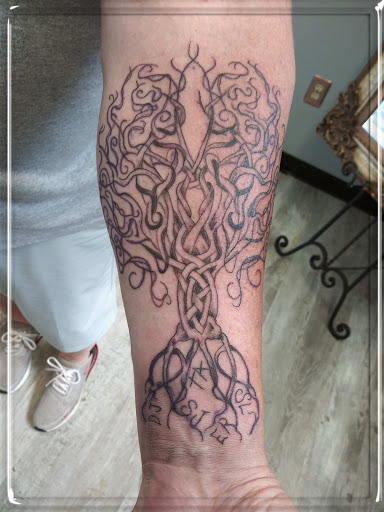 Explore tribal chest tattoo ideas, creative tattoo ideas in La Crosse, available at La Crosse Tattoo