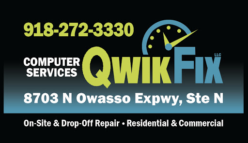 Computer Repair Service «QwikFix Computer Services & Repair», reviews and photos, 8703 N Owasso Expy, Owasso, OK 74055, USA