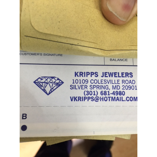Jeweler «Kripps Jewelers», reviews and photos, 10109 Colesville Rd, Silver Spring, MD 20901, USA