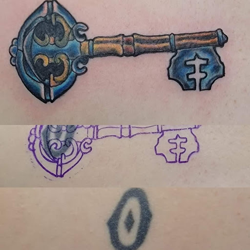 Explore tattoo ideas with writing, creative tattoo ideas in Warren, available at Aces Tattoo & Body Piercing