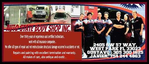 Auto Body Shop «Auto State Body Shop Inc.», reviews and photos, 2405 SW 57th Way, Hollywood, FL 33023, USA