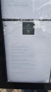 Carte du Di Voglia JEAN-JAURÈS - Brasserie Italienne & Pizzéria Napolitaine à Saint-Étienne