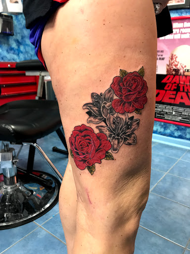 Explore trucker tattoo ideas, creative tattoo ideas in Aurora, available at Ronin Tattoo Studio INC