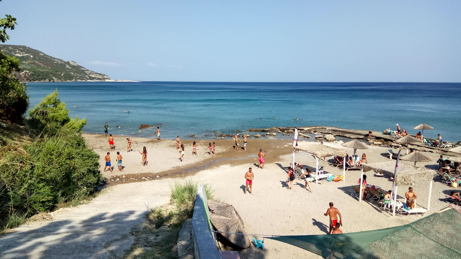 Fotografie cu Soutsini beach cu nivelul de curățenie înalt