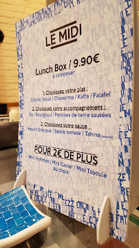 Restaurant libanais Mezzencore à Paris - menu / carte