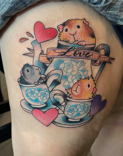 Explore coldplay tattoo ideas, creative tattoo ideas in Palm Harbor, available at Angry Owl Tattoo and Piercing