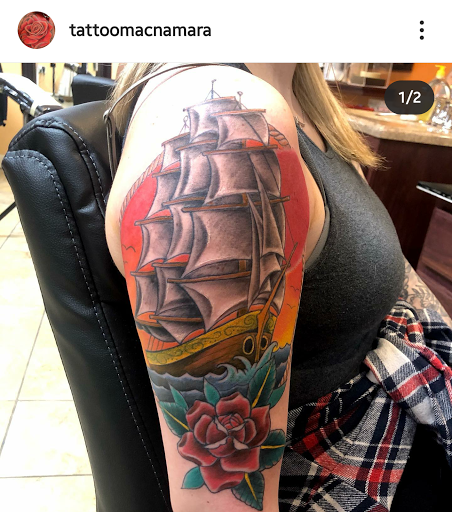 Explore corgi tattoo ideas, creative tattoo ideas in Middletown, available at Infamous Tattoo Inc