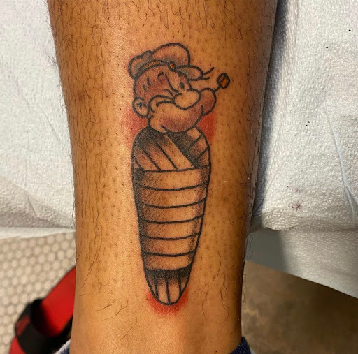 Explore filler sleeve tattoo ideas, creative tattoo ideas in Mobile, available at Old Familiar Tattoo Company